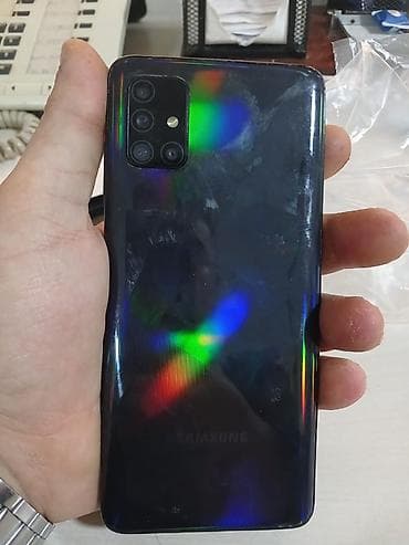 samsung a 55: Samsung Galaxy A51, 64 GB, rəng - Qara, İki sim kartlı — 3