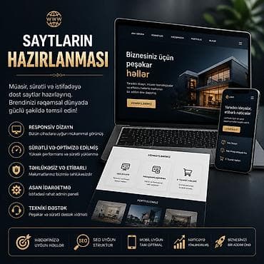 Veb saytların hazırlanması | Domen, Hosting