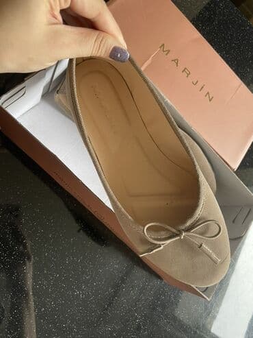 tangetka ayaqqabi: Baletkalar, Ölçü: 38, rəng - Bej, İşlənmiş — 4