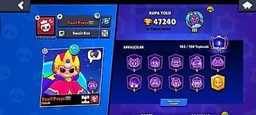 Brawl Stars hesabı – yüksək trofeyli və zəngin kolleksiya Endirim
