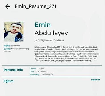 temir tikinti isleri: Xidmət: Tikinti və təmir işləri üçün peşəkar briqada Təsvir: - Daxili — 1