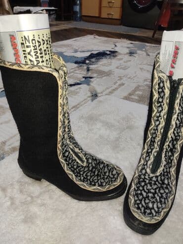 qadın çəkmə: Ölçü: 38, rəng - Qara, İşlənmiş — 3