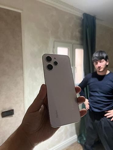 telefon bakı: Redmi 12, 128 GB, rəng - Boz, Barmaq izi, Face ID — 2