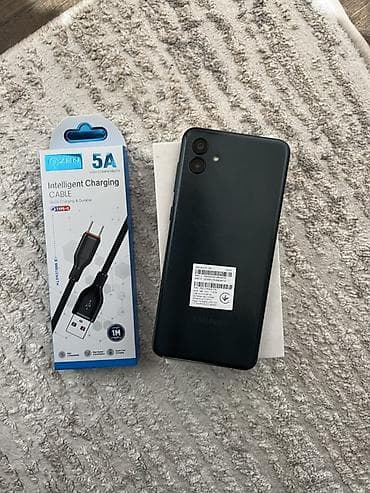 телефон fly e154: Samsung Galaxy A04, 32 ГБ, цвет - Черный, Две SIM карты — 5