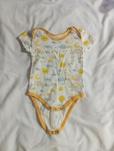 Bodi: Bodi, Uniseks, 0 - 3 ay, Mango — 1