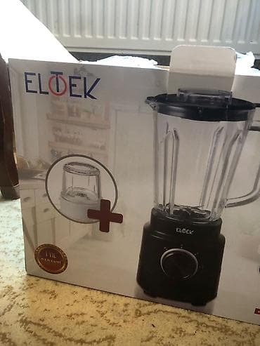 blender: ELOEK stolüstü blender seti Xüsusiyyətlər: - Şüşə qab: qalın, ölçü — 4