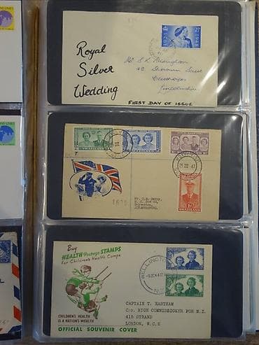 Filateliya toplusu – zərf və markalı poçt tarixçəsi albomları — 8