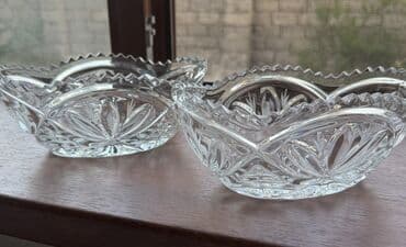 heinz kaşa: Миски, Набор из 2 шт., цвет - Белый, Хрусталь, Россия — 2