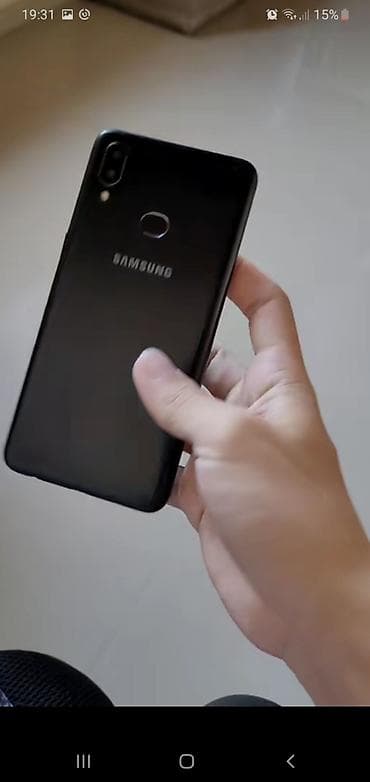 ikinci el samovar: Samsung A10e, rəng - Qara, Barmaq izi — 1