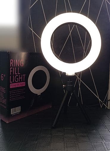 Təzə işlənmiyib 6" Ring Fill Light – LED dairəvi işıq кольцо подсветка