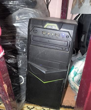 Комплектующие для ПК и ноутбуков: Masaüstü kompüter dəsti Tərkibi: - Sistem bloku: ön paneldə USB — 4