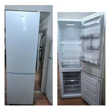 samsu: İşlənmiş 1 qapılı Midea Soyuducu Satılır, rəng - Ağ, Təkərli — 1