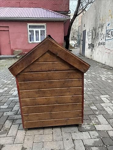 korum: Taxta it evi / bala daxması - Material: qalın taxta lövhələr, daxili — 3