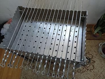 Manqallar, qrillər, barbekyu: Manqal, Kömür, Sökülə bilən — 1