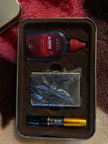 iqos iluma i: Zippo tipli alışqan dəsti - Qutuda təqdim olunur: metal korpuslu — 1