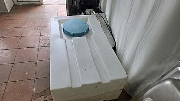 ev dekoru: 350 litr su çəni – YAĞMUR - Material: Ağ rəngli, qalın divarlı — 4