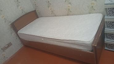 Bazalı çarpayı – 50 AZN - Ölçü: tək nəfərlik - Material: ağac/LDSP