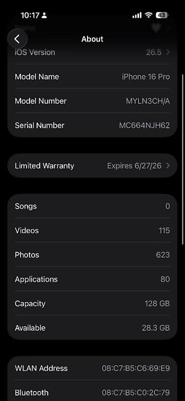 telefon iphone 7: IPhone 16 Pro, 128 GB, Qara — 2