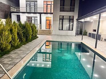 Mərdəkanda yerləşən isti, hovuzlu bağ evimiz xidmətinizdədi,xidmətə