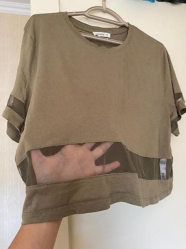şort: Terranova qadın t‑şortu ölçü 40-L. 42-XL geyinilməyib təzədi - Rəng — 4