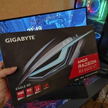 Ana platalar: Videokart AMD Radeon RX 6600 XT, 8 GB, İşlənmiş — 1