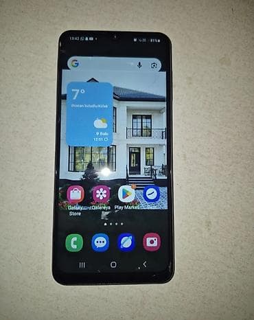 nokia 6: Samsung Galaxy A12, 128 ГБ, цвет - Голубой, Отпечаток пальца — 2