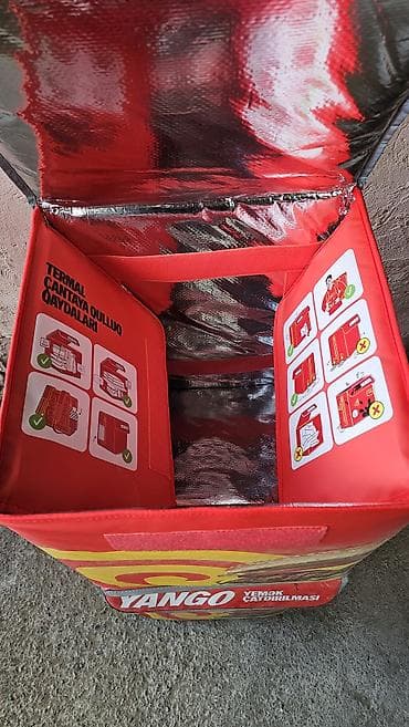 yemək üçün termos: YANGO yemək çatdırılması üçün termal kürək çantası 2 ededdir iksinde — 3