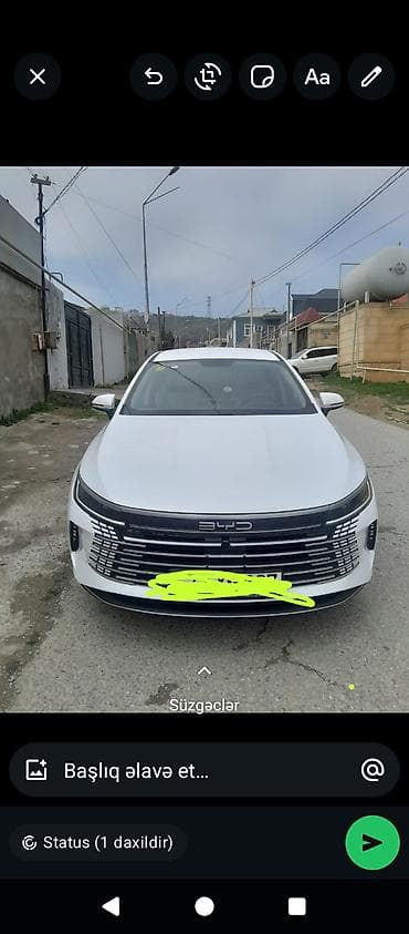 Nəqliyyat: BYD Qin Plus DM-i hibrid sedan - Güc qurğusu: DM-i plug-in hibrid — 1