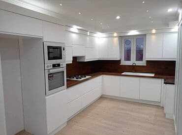 akrilik: Sifarişlə mətbəx dəsti, Sadə petlələr, MDF, Kredit var, Pulsuz çatdırılma — 1