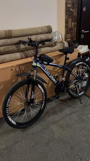 vlosiped: STELSPORT dağ velosipedi - Geniş, möhkəm alüminium tipli çərçivə — 1