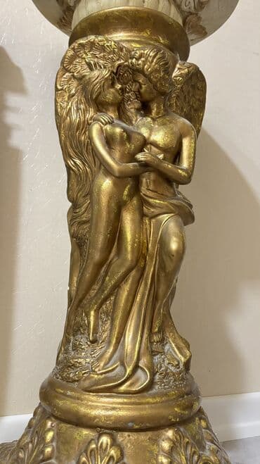 dekorativ kollar: Fiqur, Keramika, rəng - Qızılı — 6