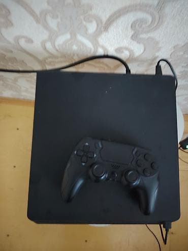 tv wifi qosmaq: PlayStation 4 Slim oyun konsolu (Sony PS4 Slim), mat qara rəng. - — 3