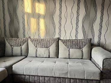 Divanlar: Künc divan, Açılmayan, Bazasız, Vеlur parça — 1