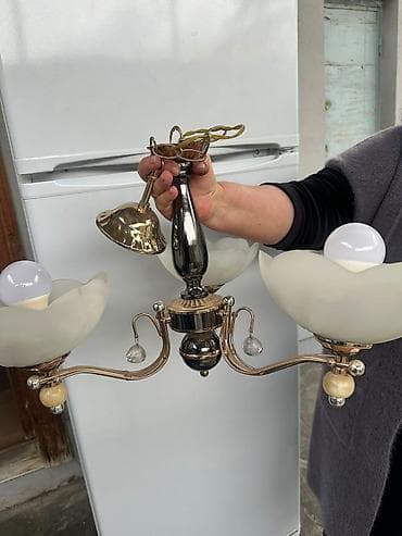 Çılçıraq, 3 lampa, Şüşə