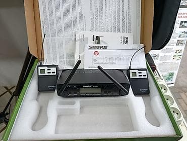 TV və video: Shure GLXD4 rəqəmsal simsiz sistem Məhsulun tərkibi: - GLXD4 rəqəmsal — 1