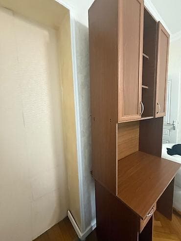 dolab ofis: Düz masa, Polkalı, Siyirməli, Teksturalı laminat, Zəmanətsiz, Kredit yoxdur — 3