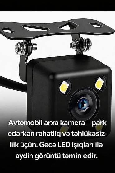 android monitor: Avtomobil üçün universal arxa görünüş kamerası - Kompakt kvadrat — 1