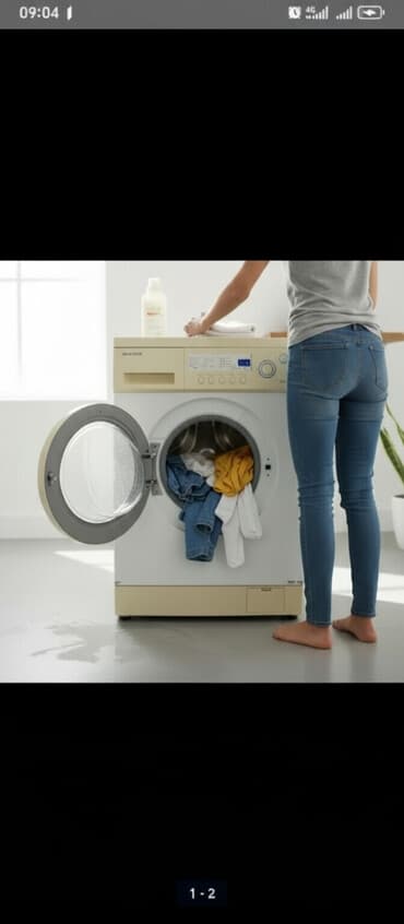 Ütülər və buxarlayıcılar: Paltaryuyan maşın Samsung, 5 kq, İşlənmiş, Avtomat, Qurutma var, Kredit yoxdur — 2