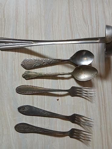 dəmir sifer: Məişət üçün metal stolüstü dəst – 7 parça Tərkibi: - 1 ədəd uzun — 7