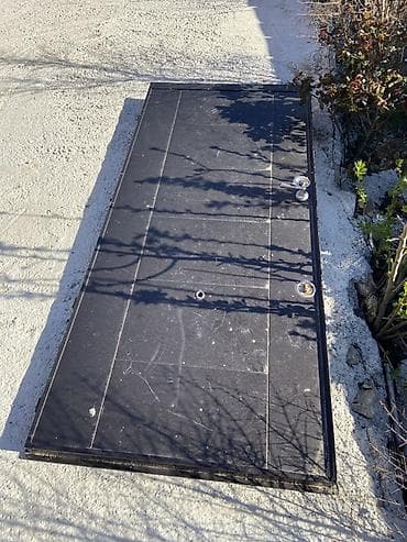 demir cener: Dəmir giriş qapısı və qutu (çərçivə) dəsti - Material: qalın — 1