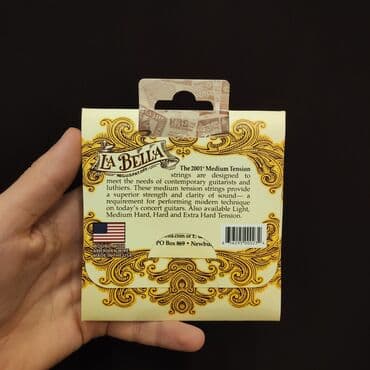 ucuz gitaralar: Classical nylon strings LaBella 2001 Contains 6 Strings (3 clear nylon — 1