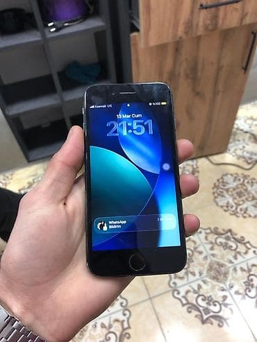 alfa r36: IPhone SE 2022, 64 GB, Qara, Barmaq izi — 2