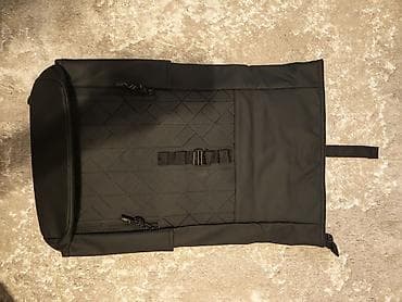 бронежилет сумка: HONOR Gift roll-top şəhər çantası - Rəng: qara, mat səthli - Dizayn — 3