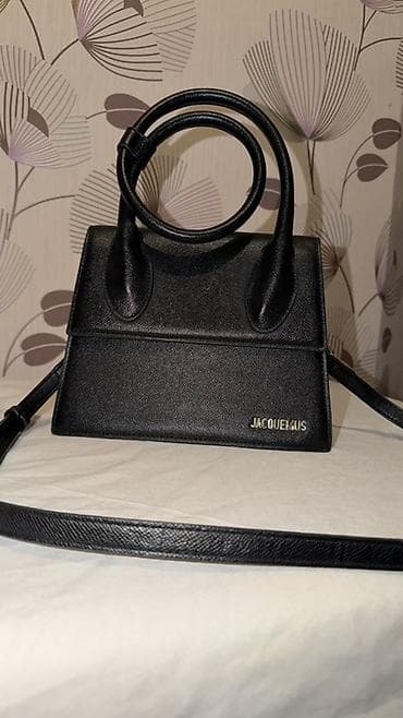 kolej jaket: Jacquemus Le Chiquito üslubunda çiyin/əl çantası. - Rəng: qara - — 3