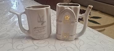 Fincanlar, rəng - Ağ, Keramika, 2 ədədli dəst