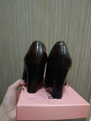 высокие мужские мокасины: Qadın ayaqqabısı – Love Crazy brendi - Rəng: tünd qəhvəyi - Model — 2