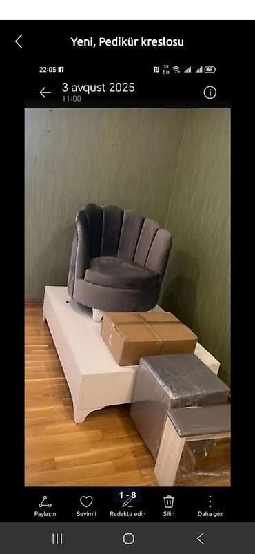 salon mallar: Pedikür dəsti – sifarişlə istənilən rəngdə hazırlanır — 10