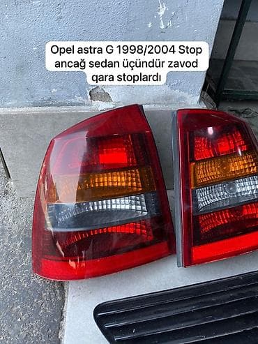 Opel Astra G üçün orijinal arxa işıqlar və qabaq bamper alt