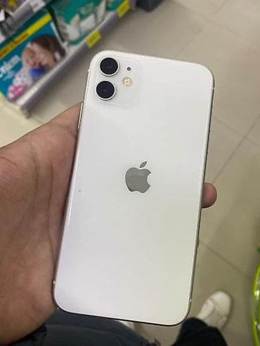 i̇phone 13 pro max qiymeti: IPhone 11, 128 GB, Ağ, Face ID — 5
