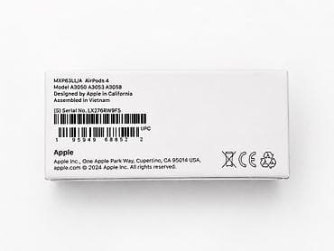 qulaqcıqlar: Apple AirPods 4 case. Qulaqlıq üçün case(yalnız case qulaqlıqsız) — 3